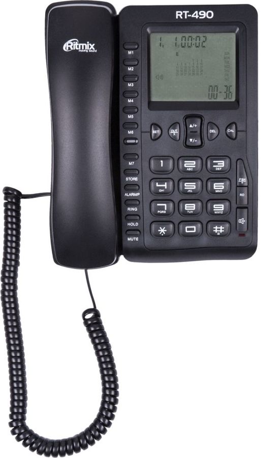 Телефон проводной Ritmix RT-490
