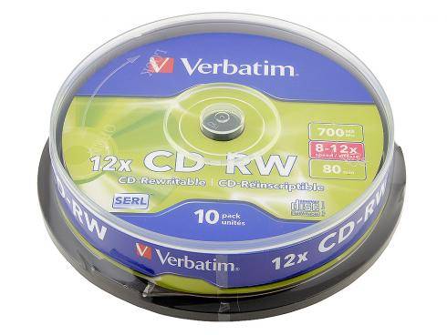 CD-RW 700мБ Verbatim 43480
