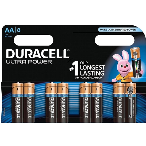 Элемент питания Duracell LR03-8BL Ultra Power